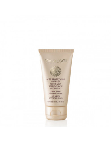 Anti-ageing tanning face cream SPF30 (UVA) Vagheggi, 50 ml